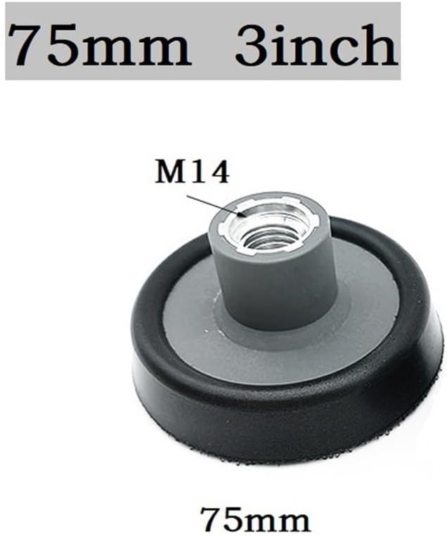 Backing Pad 1/2/3 Inch Polishing Holder Rotary Polisher, PVC Sponge Buffer Disc Detail Sanding and Buffing Tasks(3inch)