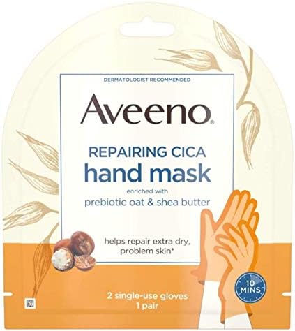 Aveeno Repairing Cica Hand Mask (6 Pieces)