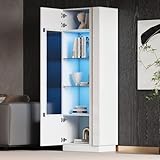 PRÉSENTATION TRANSPARENTE ET SPECTACULAIRE : Grâce à sa porte entièrement en acrylique transparent, ce buffet offre une visibilité parfaite sur vos collections. Livres, objets déco ou souvenirs s’affichent comme en vitrine. Un véritable petit musée qui devient le point focal du séjour.