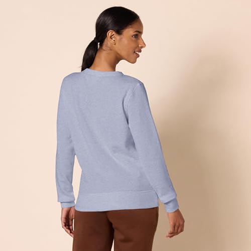Image of Amazon Essentials Women's Fleece Crewneck Long Sleeve Pullover Sweatshirt (Available in Plus Size)