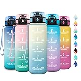 Bouteille d’eau étanche: Cette bouteille d’eau est dotée d’un joint en silicone, assurant 100 % d’étanchéité. De plus, son couvercle adopte un design de verrou de sécurité, qui prévient effectivement l’ouverture accidentelle. Ainsi, vous pouvez la placer en toute confiance dans votre sac à dos, votre voiture ou le support de bouteille de vélo, et profiter d’une expérience de boisson pratique à tout moment.