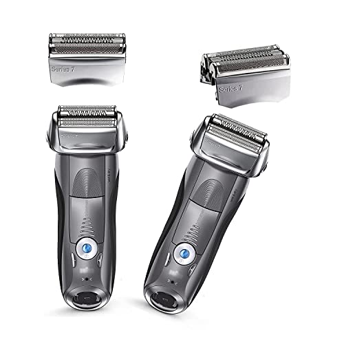 Electric Shaver Replacement Head for Braun Series 7 Electric Razor Replacement Heads Compatible with Series 7 Shavers 720,750CC,760CC,765CC,790CC,799 & 797,Shaver Foil Cassette Head Replacement Part