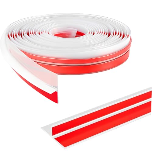 1.38" W x 20Ft T-Shaped Silicone Weather Stripping Seal for Door Frame