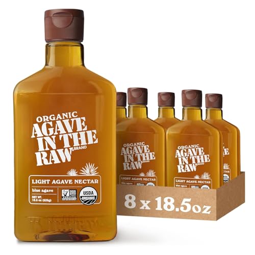 Organic Agave In The Raw Agave Nectar, 18.5 oz., 8