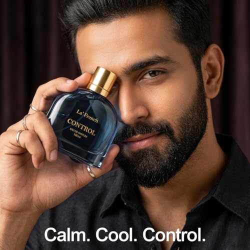 Image of La French Control Perfume for Men & Women 100ml - Long Lasting Unisex Perfume | Eau De Parfum | Luxury Fruity, Spicy & Musky Fragrance