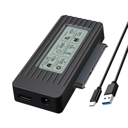 Lector de disco duro, kit de recuperación de disco duro | Lector de disco duro externo con base para disco duro, kit de recuperación de datos de disco duro para mujeres, hombres, adultos, computadoras