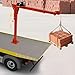 Truck-Mounted Bed Crane Hoist Lift, 3500lb Truck-Mounted Crane Hoist with 12V Electric Winch, Pickup Jib Cranes, Gantry Crane for Lift Generators, Engines, Compressors, Wood