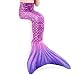 Play Tailor Mermaid Tail Swimmable Costume Swimsuit for Girls Swimming(No monofin)