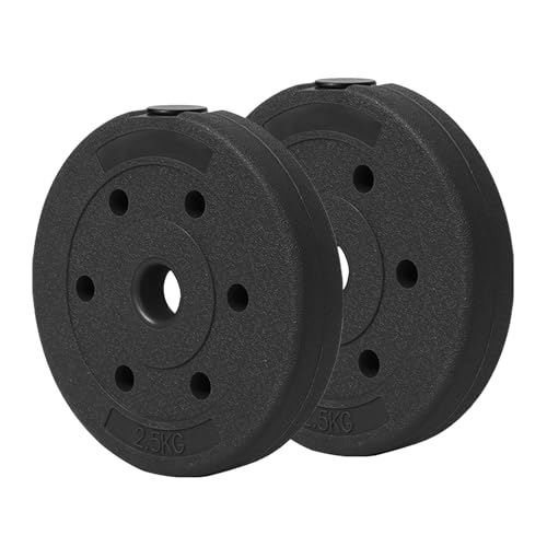 Taeku Bumper Plates, 2er Set Gewichtsscheiben 30 mm für Krafttraining...