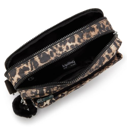 Image of Kipling Women's Abanu Medium Crossbody Bag, Lightweight, Adjustable Nylon Waist Pack with Multi-Compartment Zip Pockets