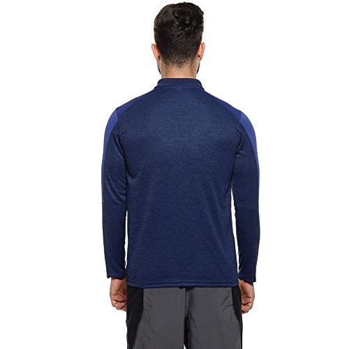 Image of CAHOOT Men's Solid Grey Dri Fit Full Sleeve Activewear T Shirt Regular Fit for Casual Wear