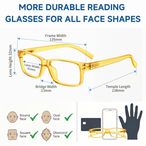 Image of Eyekepper Reading Glasses for Women, Readers Men, 5pk Stylish Designer 2.5