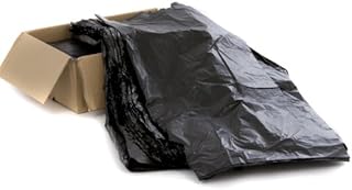 bag it Plastics Wheelie Bin Liners Sacks Refuse Bags Heavy Duty 90 Gauge - Pack of 10
