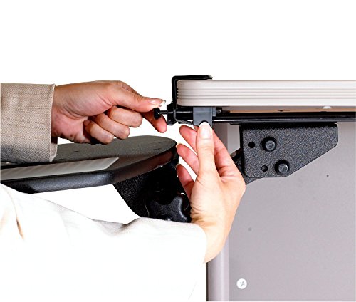 3M Akt65Le Tool-Free Install Knob Adjust Keyboard Tray With Standard Platform, Black #TOP4