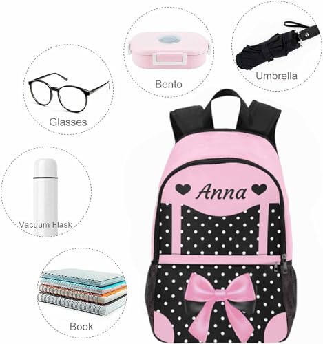 Generic Custom Backpack for Boys Girls Personalized Bags with Name Customized Student Bookbag Casual Travel Backpack Toddler Daypack Bookbag, Large4
