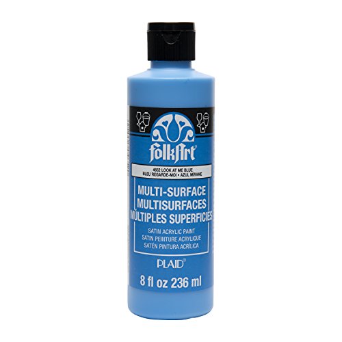 Image of FolkArt Multi-Surface Paint (8 oz), , Look At Me Blue