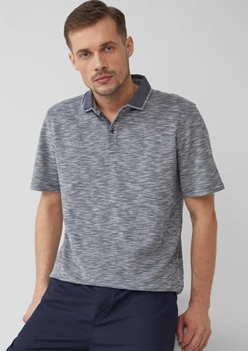 s.Oliver Koszulka polo z podwójnym kołnierzem, głęboki niebieski, L