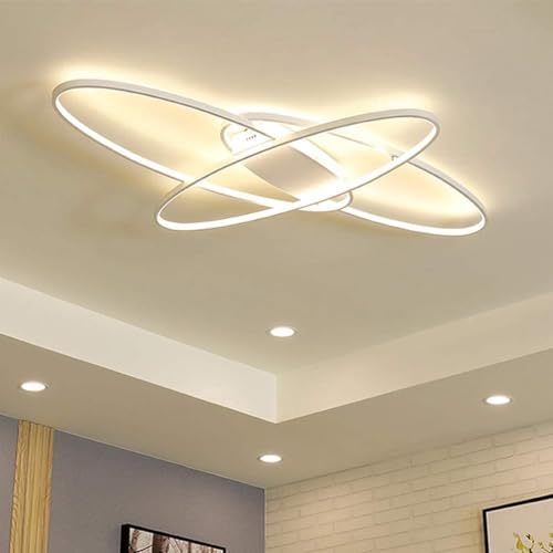 Plafonnier LED dimmable ovale pour sublimer votre salle à manger