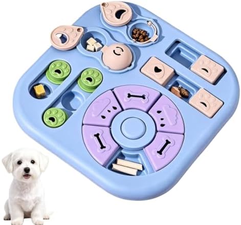 Interactive Cat Puzzle Toy & Treat Dispenser - Maze Slow Feeder f...