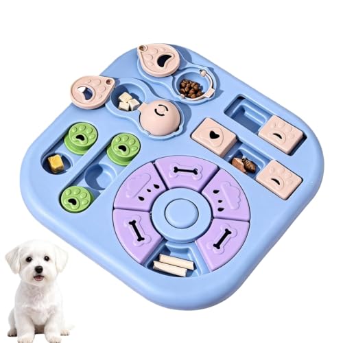 HAOYEGUOJI Interactive Cat Puzzle Toy & Treat Dispenser - Maze Slow Feeder for...
