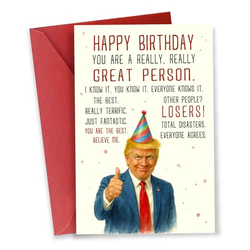 Birthday Card for Men Women, Gift Ideas for Him Her,