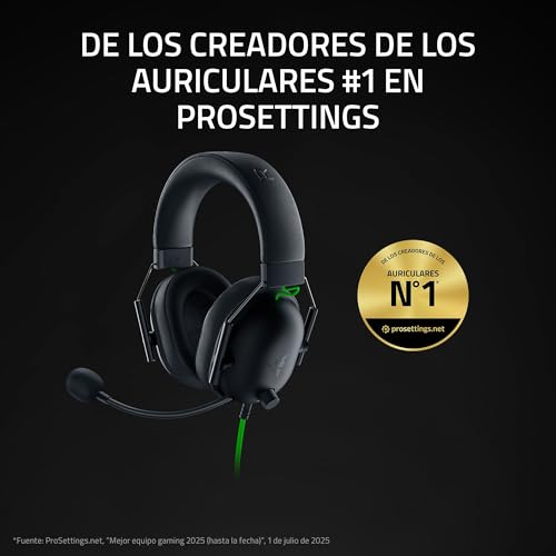 Miniatura 2 de Razer BlackShark V2 X - Auriculares Gaming (Auriculares con cable con controlador de 50 mm, supresión de ruido para PC, Mac, PS4, Xbox One y Switch) Negro
