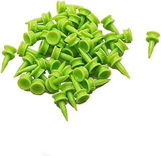 Bulldog Golf Tees® SUPER SAVER PACK of 75 LIME GREEN PLASTIC CASTLE TEES