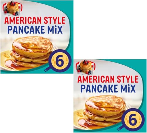 American Style Pancake Mix 170g, Pack Of 2 - Fluffy and Light Pancakes in Minutes | Easy-to-Use Dry Mix for Breakfast, Brunch, and Desserts | Ideal for Stacks with Syrup, Fruit, or Chocolate