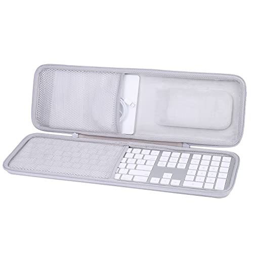 co2CREA Hard Case Replacement for Apple Magic Keyboard with Touch ID and Numeric Keypad + Apple Magic Mouse (White Case) by co2CREA - Image 3