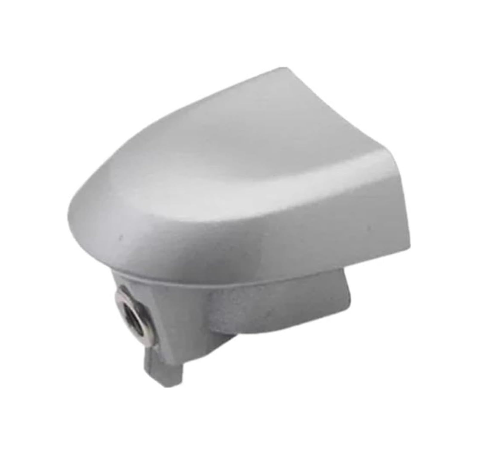 Qwqthgs 1Pcs Silver No Hole Car Exterior Door Handle Cap Left Right Outer Handle Lock Cap Door Cover