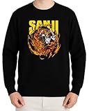 One Piece Wanted Luffy - Gorro de paja con diseño de mono D. Luffy Gear 5 Style II, Negro , M