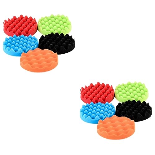 FAVOMOTO 10 Pcs Máquina De Polir Para Carros Pulidora Para Autos Almofada De Lã Almofada De Poliment