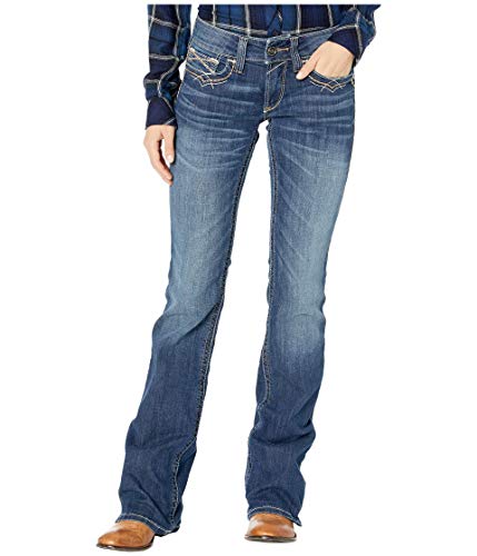 ARIAT R.E.A.L. Bootcut Stetch Entwined Jeans in Festival Blue Festival Blue 32 R