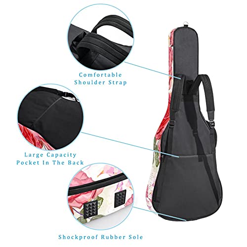 Housse imperméable pour guitare acoustique et classique à fermeture éclair robuste