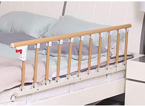 Barandilla de cama para ancianos y protector lateral plegable anticaídas 2