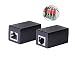 CERRXIAN RJ45 Coupler Female to Female Ethernet Network Surge Protector Outdoor Arrester Protection Device Extension Adapter(2-Pack)