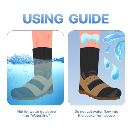 ABDEEZ The Wudhu Socks – Pack of 2 Waterproof, Breathable, Ankle-Length Unisex Socks for Men & Women | Ideal for Hiking, Running, Skiing & Daily Ablution (Medium Size)4