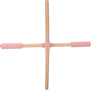 Fabater Yoga Sticks Stretching Tool, Wooden Yoga Training Sticks for Posture, Back Straightener Posture Corrector, Humpback Correction Stick for Adult and Child