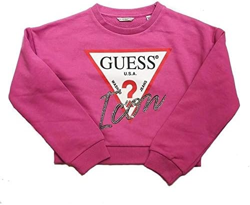Guess Felpa Girocollo Bambina Rosa Bubble : Amazon.it: Abbigliamento