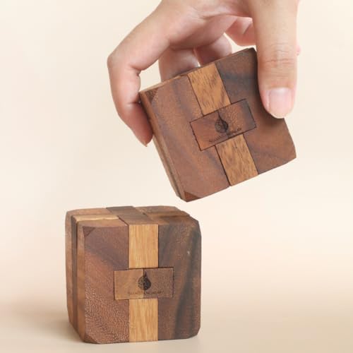 Hidden Passage: Wooden 3D Mechanical Puzzle for Adults – Brain Teaser Game | Desk Toy | Handmade Interlocking Wood Puzzle | Mind Teaser Logic Challenge by SiamMandalay - Image 8