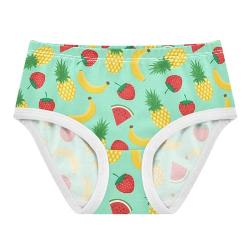 Little Girl Underwear Toddler Panties Kids Undies Banana Strawberry Watermelon Soft Cotton Briefs 2T-8Y