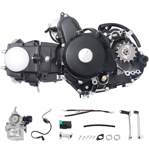 110cc 4 Stroke Engine Motor Air Cooled Single Cylinder, Kick Start 110cc Motorcycle, for 50cc 70cc 90cc 110cc ATV and Go Karts