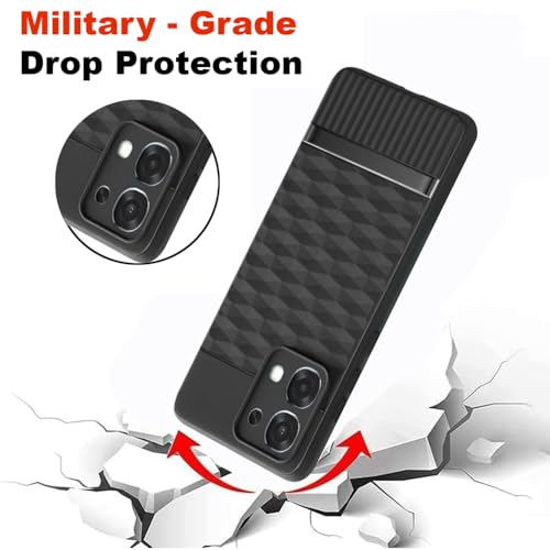 Image of Shockproof Case for Oppo F31 5G | Full Camera Protection | TPU Flexible Back Cover for Oppo F31 5G (Matte Black)