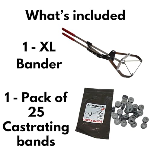 XL Bander and XL Castrating Bands (25 Pack)