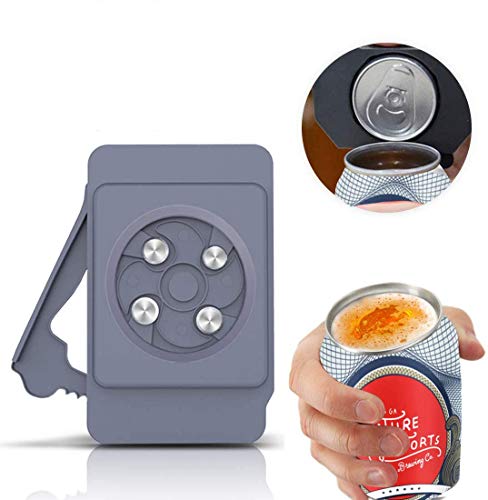 Abridor de latas em topless Abridor de garrafas, abridor de latas Safe Cut, 2 Peças, abridor de lata