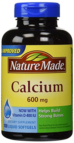 Nature Made Calcium 600 Mg with Vitamin D, 100 Liquid Softgel (6 Pack) Nature Made Calcium 600 Mg with Vitamin D, 100 Liquid Softgel (6 Pack)