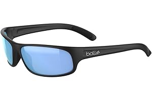 Bolle Anaconda 64 MM Rectangular Polarized Sunglasses for Men with iWear Designer Sunglasses Accessory Kit