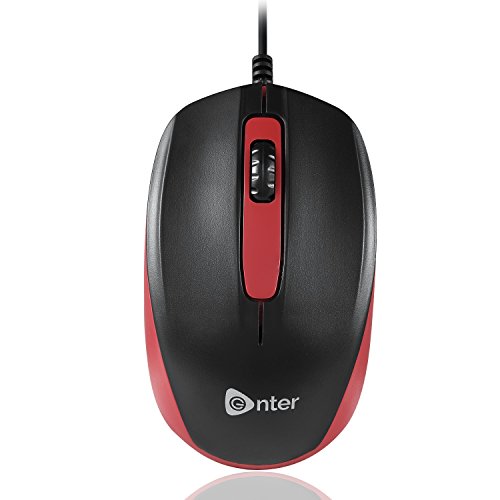 Image of Enter USB Optical 800dpi Wired Wheel Mouse E-78CU (UPV Sales)