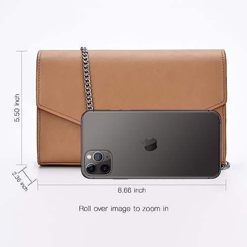 Image of GM LIKKIE Clutch Purses for Women, Evening Crossbody Envelope Handbags | GM LIKKIE Small Faux Leather Shoulder Bag for party, wedding, cocktail and formal date night occasions