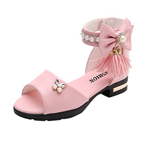 Lurryly Toddler Girl Sandals Size 6,Sandals for Girls White Size 3,Sneakers for Girls Teal,Slippers for Girls Hard Bottom,Boots for Girls High Heels Size 13 Kid,Pink,Recommended Age:4.5-5Years,US:11C